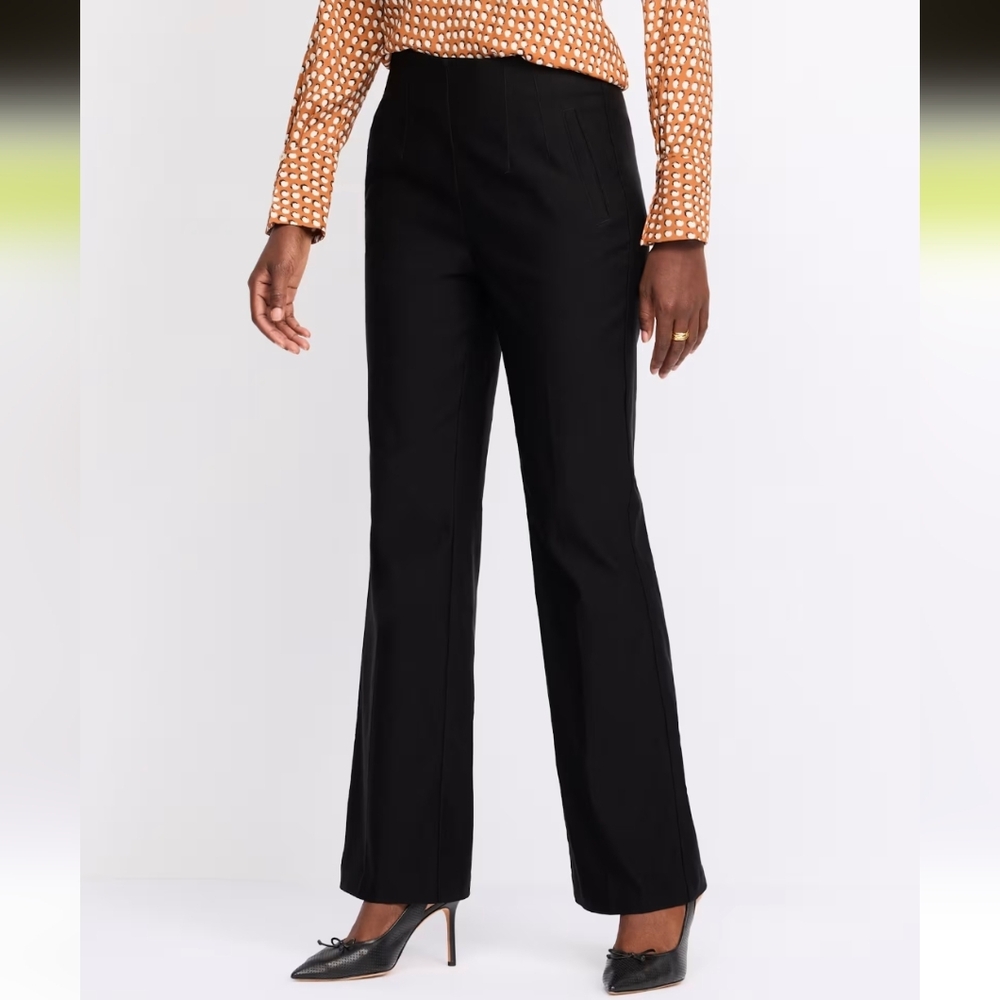 Tribal Black Boot Cut Dress Pants